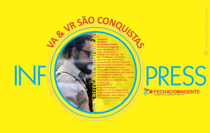 Contraf-CUT disponibiliza InfoPress sobre vales-alimentação e refeição