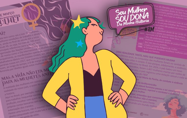 Mulheres tomam as ruas neste 8 de março: “Construindo o Futuro com Igualdade”