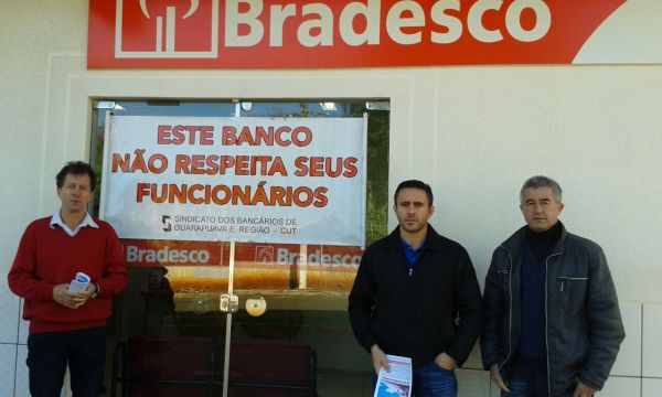 Bradesco: Pactu participa de Dia Nacional de Luta em defesa do emprego