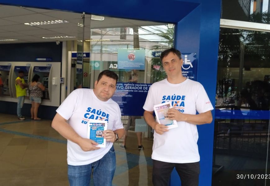 Dia Nacional de Luta em Defesa do Saúde Caixa