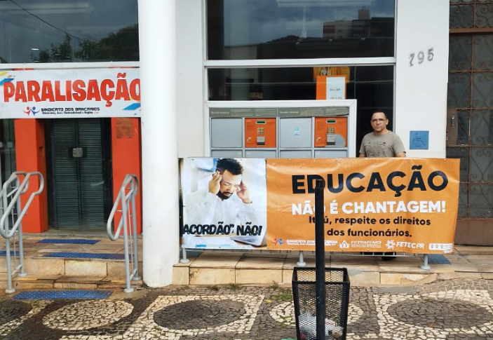 Paralisação - Educação não é chantagem