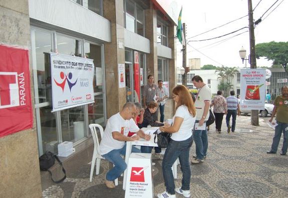 Lançamento plebiscito pelo fim do imp. sindical