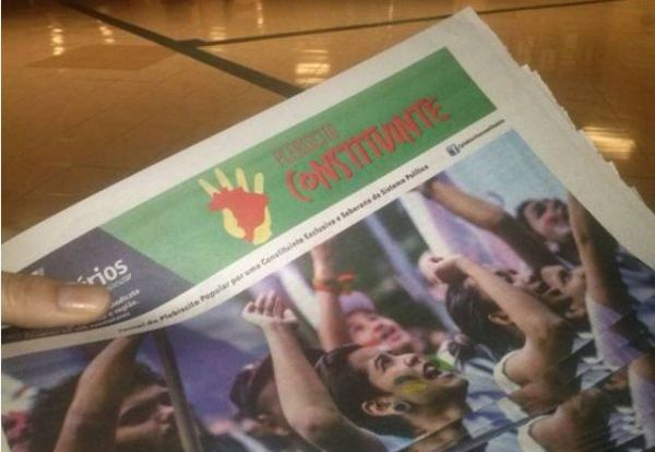 Atividades de Divulgação do Plebiscito Popular 