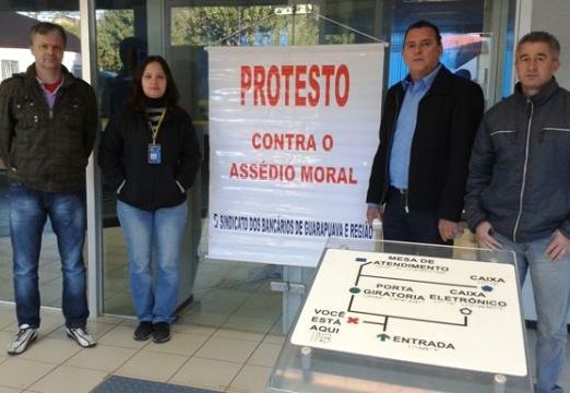 Manifestação agência do Banco do Brasil
