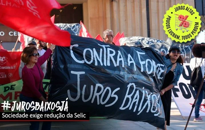 Atos contra juros altos ocorrem em todo o Brasil