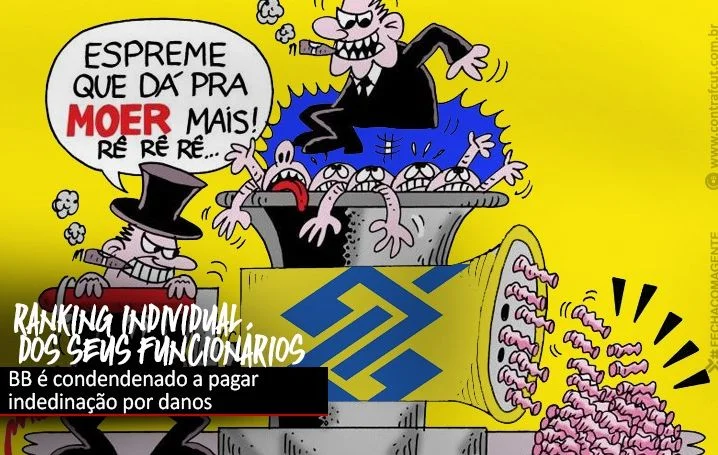 Banco do Brasil é condenado por ranking de desempenho