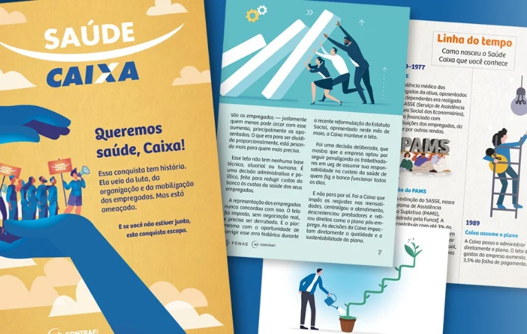 Cartilha subsidia luta em defesa do Saúde Caixa
