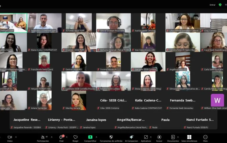 Coletivo de Mulheres da Contraf-CUT discute planos para mês de março