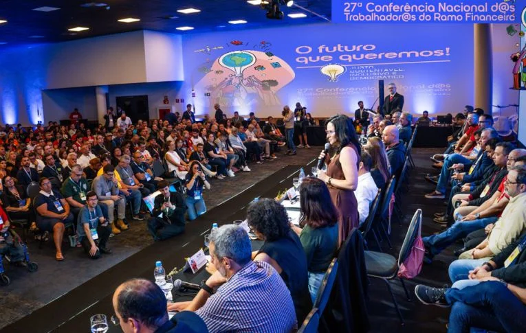 Com representação de norte a sul do país, 27ª Conferência Nacional dos Bancários é aberta em São Paulo