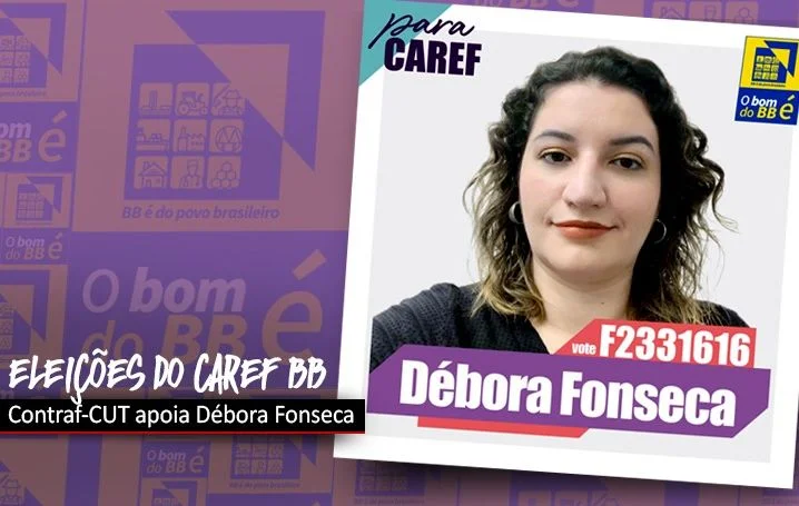 Contraf-CUT apoia Débora Fonseca para o Caref BB