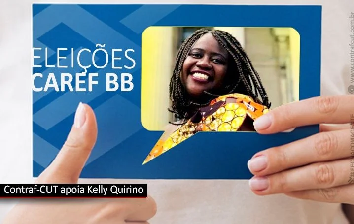 Contraf-CUT apoia Kelly Quirino para o Caref BB