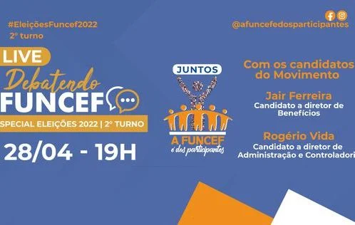 Contraf-CUT transmitirá debate sobre 2º turno das eleições da Funcef