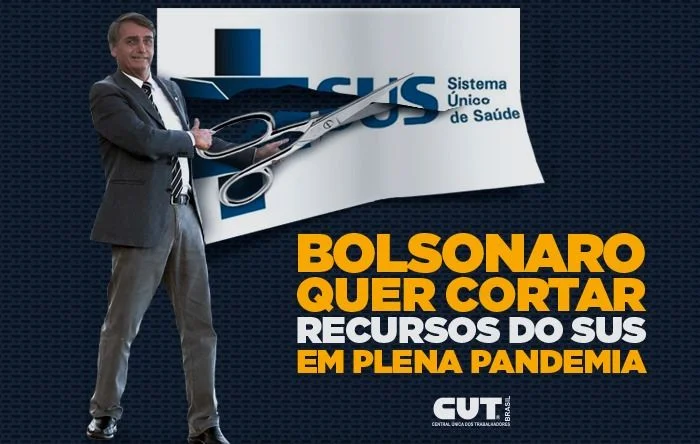 CUT alerta: Redução de R$ 35 bi na saúde em 2021 coloca vidas em risco