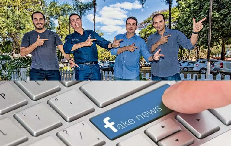 Facebook derruba 88 páginas de fake news ligadas à família Bolsonaro e ao PSL