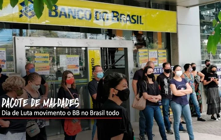 Funcionários do BB fazem Dia Nacional de Luta contra a reestruturação