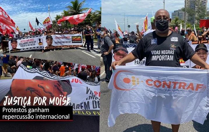 Justiça por Moïse: cidades se levantam contra racismo e xenofobia