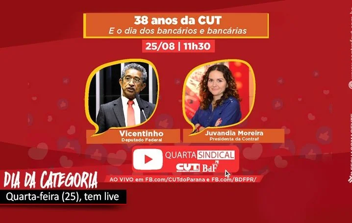 Live comemora dia da categoria e da CUT