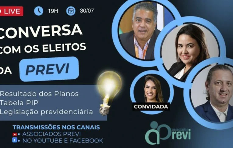 Live dos eleitos discute desempenho da Previ e conquistas dos associados