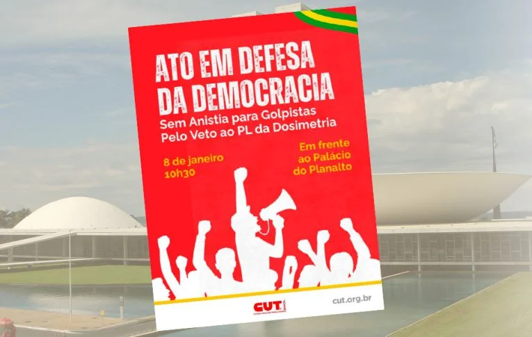 Movimentos populares realizarão atos em defesa da democracia neste 8 de janeiro