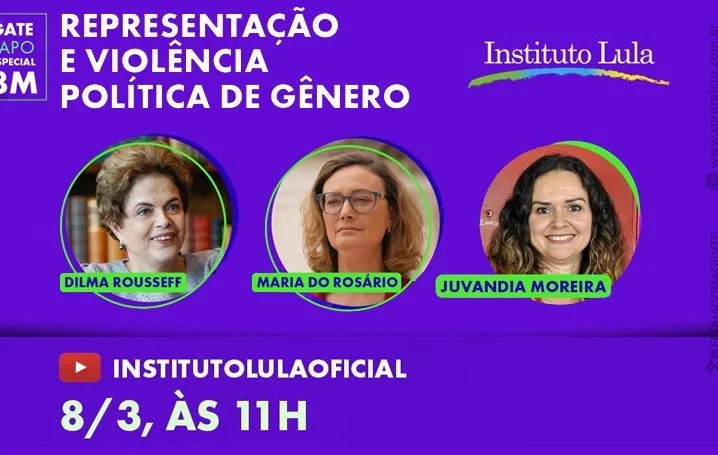 Não perca! Live debate representação e violência política de gênero