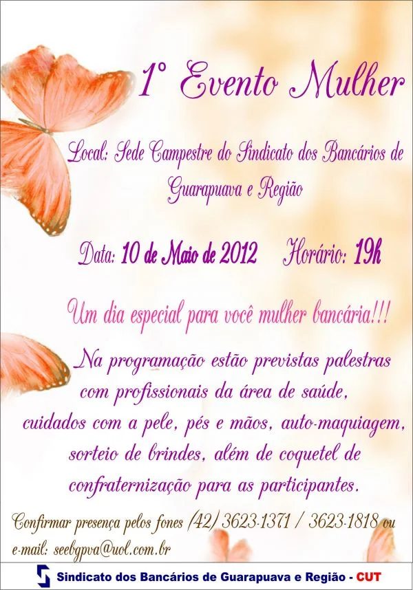 Primeiro Evento Mulher em Guarapuava