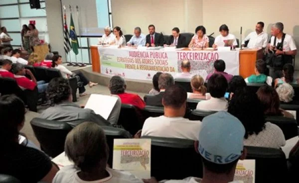 Audiência pública em São Paulo debate terceirização e aponta mobilização